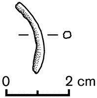BC 0604A/492<br>Chord length=2.3 cm
Inner diameter=3 cm
Shaft height=0.3 cm
Shaft width=0.3 cm
no decoration